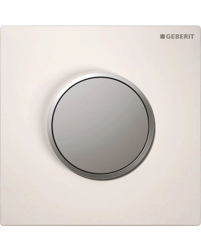 Система пневматического управления смывом писсуара, смывная клавиша типа 10 Geberit белый/матовый хром/матовый хром 116.015.KL.1