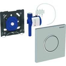 Система пневматического управления смывом писсуара, смывная клавиша типа 10 Geberit белый/матовый хром/матовый хром 116.015.KL.1