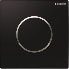 Система пневматического управления смывом писсуара, смывная клавиша типа 10 Geberit черный/глянцевый хром/черный 116.015.KM.1