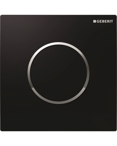 Система пневматического управления смывом писсуара, смывная клавиша типа 10 Geberit черный/глянцевый хром/черный 116.015.KM.1