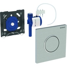 Система пневматического управления смывом писсуара, смывная клавиша типа 10 Geberit черный/глянцевый хром/черный 116.015.KM.1