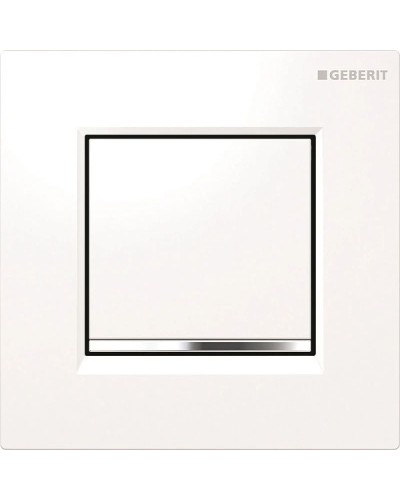 Система пневматического управления смывом писсуара, смывная клавиша типа 30 Geberit белый/глянцевый хром/белый 116.017.KJ.1