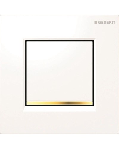 Система пневматического управления смывом писсуара, смывная клавиша типа 30 Geberit белый/позолота/белый 116.017.KK.1