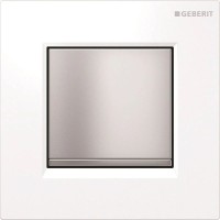 Система пневматического управления смывом писсуара, смывная клавиша типа 30 Geberit белый/матовый хром/матовый хром 116.017.KL.1