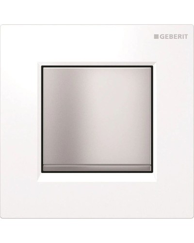 Система пневматического управления смывом писсуара, смывная клавиша типа 30 Geberit белый/матовый хром/матовый хром 116.017.KL.1