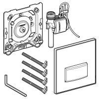 Система пневматического управления смывом писсуара, смывная клавиша типа 50 Geberit черный/полированный хром 116.016.DW.5