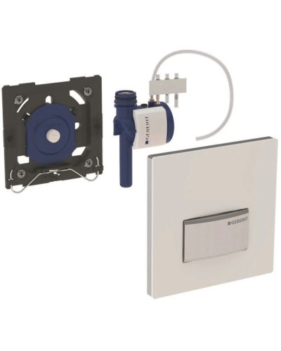 Система пневматического управления смывом писсуара, смывная клавиша типа 50 Geberit сатин/полированный хром 116.016.SD.5