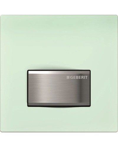 Система пневматического управления смывом писсуара, смывная клавиша типа 50 Geberit зеленый/полированный хром 116.016.SE.5
