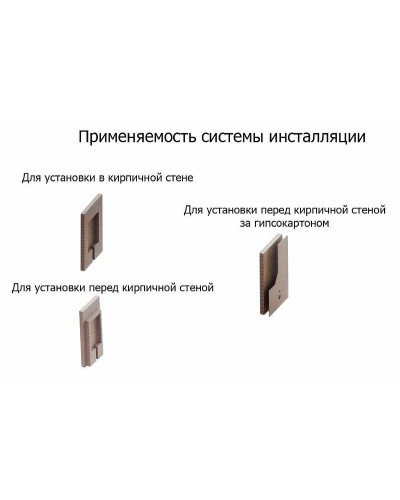 Инсталляция Bocchi F02-0073 для писсуара без клавиши смыва