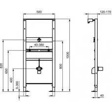 Монтажный элемент для писсуара Ideal Standard Prosys R010367