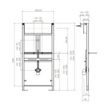 Монтажный элемент для писсуара Artceram 700.103