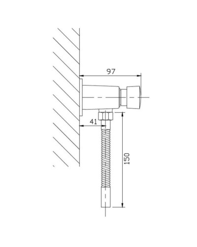 Смывное устройство для писсуара Haiba HB33001