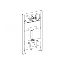 Инсталляция для подвесного унитаза с кнопкой черной матовой BelBagno BB001-120/BB007-PR-NERO.M