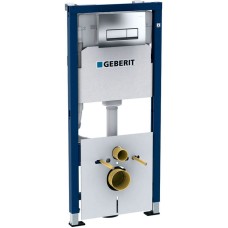 Инсталляция Geberit Duofix 458.128.21.1 для унитаза с клавишей смыва Хром
