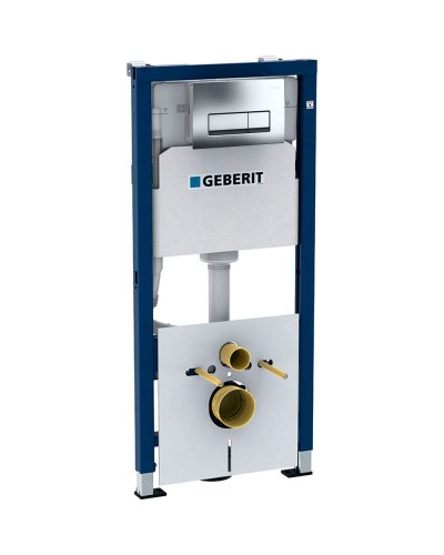 Инсталляция Geberit Duofix 458.128.21.1 для унитаза с клавишей смыва Хром