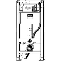 Инсталляция Viega Prevista Dry 771 980 для подвесных унитазов-биде с бачком, без клавиши смыва