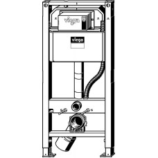 Инсталляция Viega Prevista Dry 771 980 для подвесных унитазов-биде с бачком, без клавиши смыва