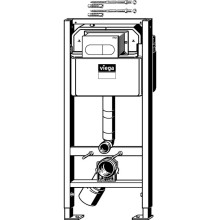 Инсталляция Viega Prevista Dry 792 831 для подвесных унитазов с бачком, с клавишей смыва Белого цвета