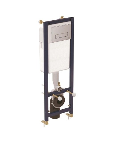 Монтажная рама в комплекте с крепежом и хромированной панелью смыва Ideal Standard W3710AA