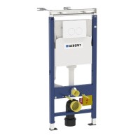 Монтажный элемент для подвесного унитаза, H112, клавиша Delta21, 12 см (UP100) Geberit Duofix 458.122.11.1