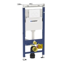 Монтажный элемент для подвесного унитаза, H112, клавиша Delta21, 12 см (UP100) Geberit Duofix 458.122.11.1
