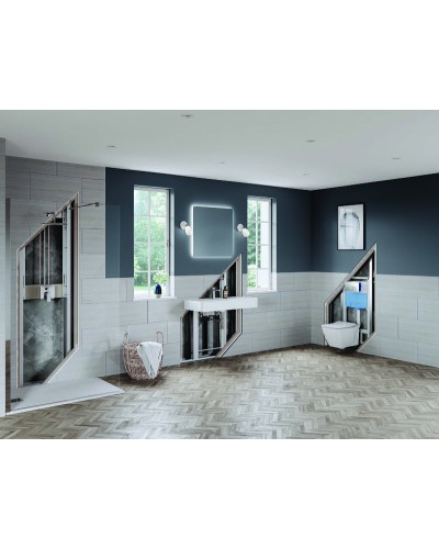 Инсталляция Ideal Standard Prosys R0309AA для унитаза с клавишей смыва Хром