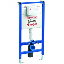 Инсталляция Pestan Fluenta SET40006356DB для унитаза со смывным бачком и Черной клавишей смыва