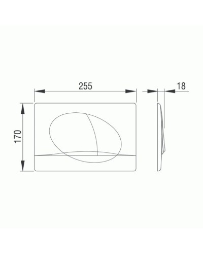 Инсталляция Pestan Fluenta SET40006356PC для унитаза со смывным бачком и клавишей смыва Хром