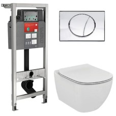 Комплект подвесной унитаз Ideal Standard Tesi T007901 + T352701 + система инсталляции Mepa 512318