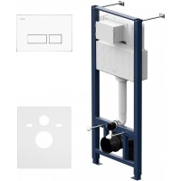 Инсталляция AM.PM Pro I012704.7001 для унитаза с клавишей смыва Белый глянец