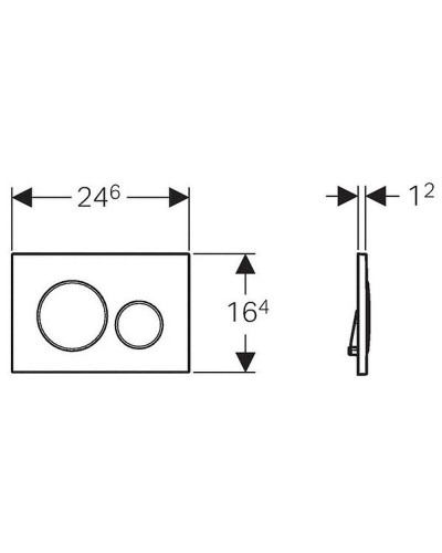 Инсталляция Geberit Duofix 111.301.KJ.5 для унитаза с Белой клавишей смыва