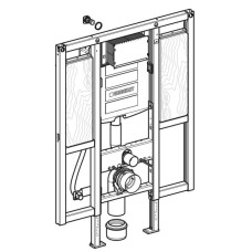 Монтажный элемент для подвесного унитаза, H112, Sigma 12 см, для лиц с ограниченными возможностями Geberit Duofix 111.375.00.5