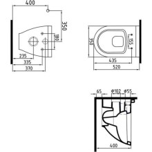 Комплект подвесной унитаз Bien Harmony HRKA052N2VP0W3000 + система инсталляции Grohe 38772001