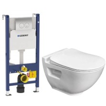 Комплект подвесной унитаз Bien Harmony HRKA052N2VP0W3000 + система инсталляции Geberit 458.124.21.1