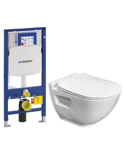 Комплект подвесной унитаз Bien Harmony HRKA052N2VP0W3000 + система инсталляции Geberit 111.300.00.5