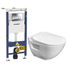 Комплект подвесной унитаз Bien Harmony HRKA052N2VP0W3000 + система инсталляции Geberit 458.125.21.1