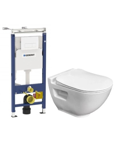 Комплект подвесной унитаз Bien Harmony HRKA052N2VP0W3000 + система инсталляции Geberit 458.125.11.1