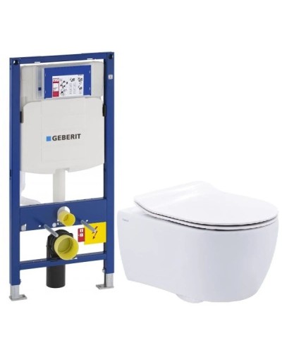 Комплект подвесной унитаз SSWW NC2038 + система инсталляции Geberit 111.300.00.5