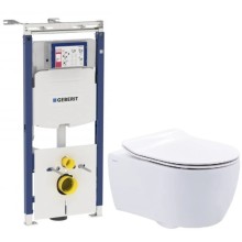 Комплект подвесной унитаз SSWW NC2038 + система инсталляции Geberit 111.362.00.5