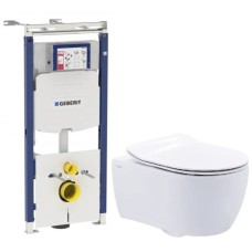 Комплект подвесной унитаз SSWW NC2038 + система инсталляции Geberit 111.362.00.5