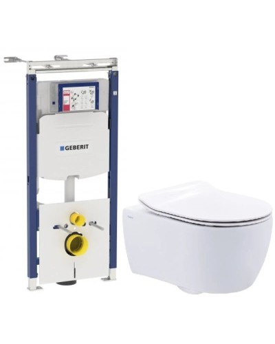 Комплект подвесной унитаз SSWW NC2038 + система инсталляции Geberit 111.362.00.5