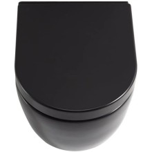 Комплект подвесной унитаз SSWW CT2038BLACK + система инсталляции Geberit 111.362.00.5