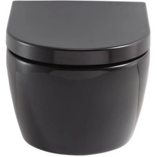 Комплект подвесной унитаз SSWW CT2038BLACK + система инсталляции Geberit 111.300.00.5