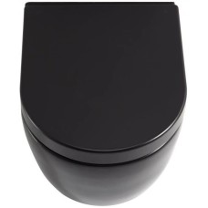 Комплект подвесной унитаз SSWW CT2038BLACK + система инсталляции Geberit 111.300.00.5