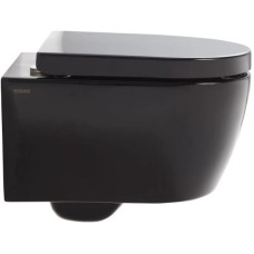 Комплект подвесной унитаз SSWW CT2038BLACK + система инсталляции Geberit 111.300.00.5