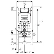 Комплект подвесной унитаз Teka Manacor 11.732.00.02 + система инсталляции Geberit 111.362.00.5