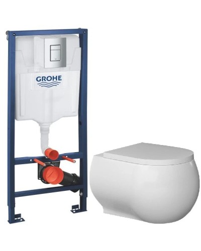 Комплект подвесной унитаз Bien Flash FLKA052N1VP0W3000 + система инсталляции Grohe 38772001