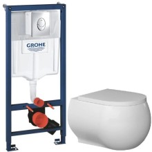 Комплект подвесной унитаз Bien Flash FLKA052N1VP0W3000 + система инсталляции Grohe 38721001