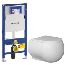 Комплект подвесной унитаз Bien Flash FLKA052N1VP0W3000 + система инсталляции Geberit 111.300.00.5