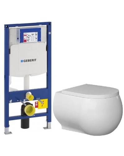 Комплект подвесной унитаз Bien Flash FLKA052N1VP0W3000 + система инсталляции Geberit 111.300.00.5